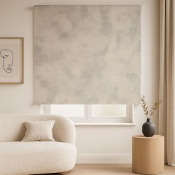 Estor Enrollable Efecto Microcemento Beige Gris | Estores Modernos Translucido, Opaco o Screen