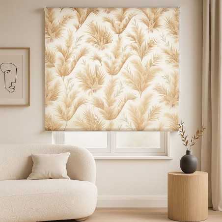 Estor Enrollable Boho Pampas Arena | Translucido · Opaco · Screen | Estores Iroa