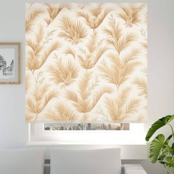 Estor Enrollable Boho Pampas Arena | Translucido · Opaco · Screen | Estores Iroa