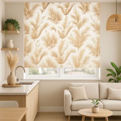 Estor Enrollable Boho Pampas Arena | Translucido · Opaco · Screen | Estores Iroa