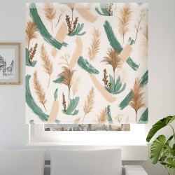 Estor Enrollable Botánico Verde Arena | Estores Iroa