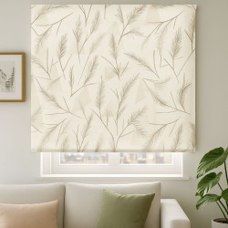 Estor Beige Decorativo Ramas | Translúcido, Opaco y Screen | Iroa