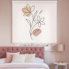 Estor Juvenil Line Art Floral – Moderno y Minimalista | Estores Iroa