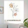 Estor Juvenil Line Art Floral – Moderno y Minimalista | Estores Iroa