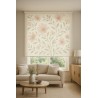 Estor enrollable Beige Decorativo Floral 07-26 | Translúcido, Opaco y Screen | Estores Iroa