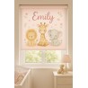 Estor Enrollable Infantil Personalizado | Animales Bebé Rosa