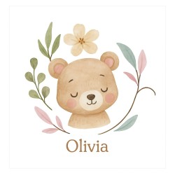 Estor Enrollable Infantil Personalizado – Osito Dulce Bebé Niña - Estores Iroa