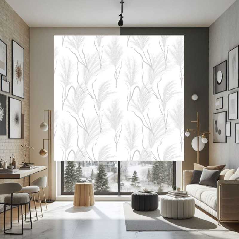 Estor Enrollable Decorativo Hojas – Moderno y Elegante