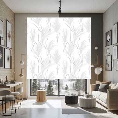 Estor Enrollable Decorativo Hojas – Moderno y Elegante