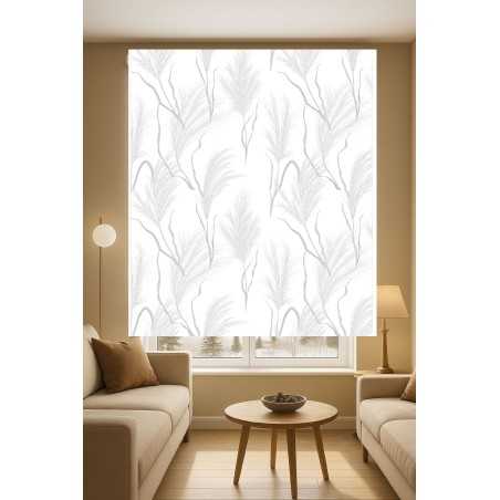 Estor Enrollable Decorativo Hojas – Moderno y Elegante