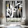 Estor Enrollable Modern Art – Diseño Abstracto Hojas & Gold- Estores Iroa