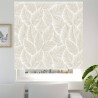 Estor Enrollable Hojas Beige – Moderno y Estilo Nórdico