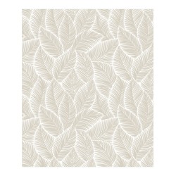 Estor Enrollable Hojas Beige – Moderno y Estilo Nórdico