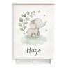 Estor Infantil Personalizado Elefante Sarfari | Diseño Acuarela 2026