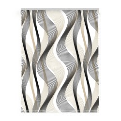 Estor Enrollable Moderno Waves 116 | Translúcido · Opaco · Screen