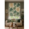 Estor Tropical Monstera | Diseño Premium Verde & Beige