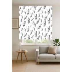 Estor Enrollable Hojas Moderno – A Medida y Tejido Premium