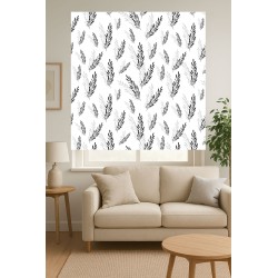 Estor Enrollable Hojas Moderno – A Medida y Tejido Premium