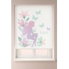 Estor Infantil Personalizado con Nombre · Hada con Flores y Mariposas · A Medida · Tejido Premium y Estampación Digital HD