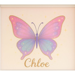 Estor Juvenil Personalizado Mariposa | Estores Enrollables para Chicas con Nombre