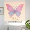 Estor Juvenil Personalizado Mariposa | Estores Enrollables para Chicas con Nombre