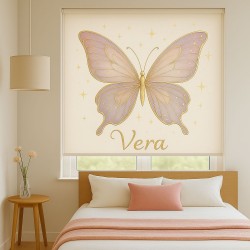 Estor Juvenil Mariposa Personalizado con Nombre | A Medida