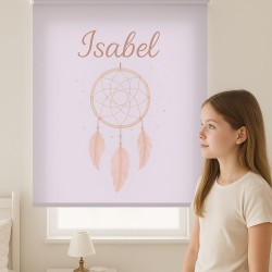 Estor Juvenil Personalizado Atrapasueños | Enrollable con Nombre