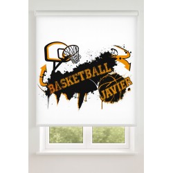 Estor Juvenil Baloncesto Personalizado | Estores Deportivos con Nombre | Fabricado en España
