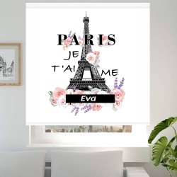 Estor Juvenil París Personalizado | Torre Eiffel con Nombre