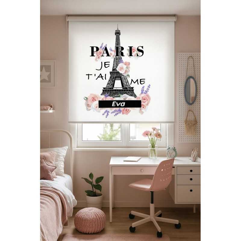 Estor Juvenil París Personalizado | Torre Eiffel con Nombre