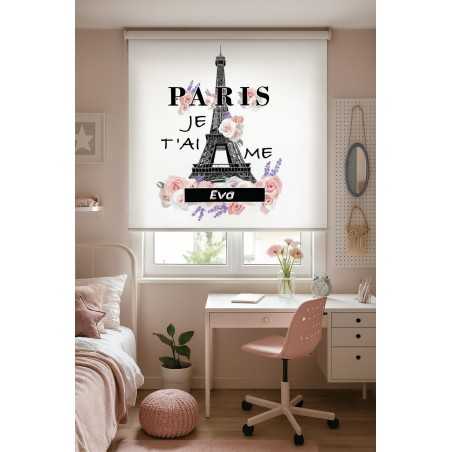 Estor Juvenil París Personalizado | Torre Eiffel con Nombre