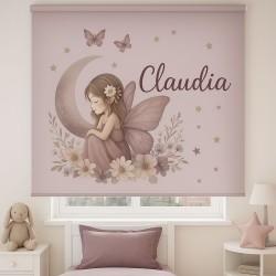 Estor Infantil Personalizado Hada en Luna | Modelo Claudia