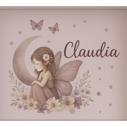 Estor Infantil Personalizado Hada en Luna | Modelo Claudia
