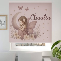 Estor Infantil Personalizado Hada en Luna | Modelo Claudia