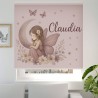 Estor Infantil Personalizado Hada en Luna | Modelo Claudia