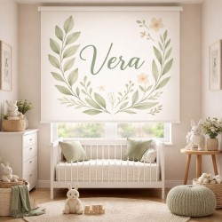 Estor Infantil Personalizado Modelo Vera | Estampación Acuarela – A Medida