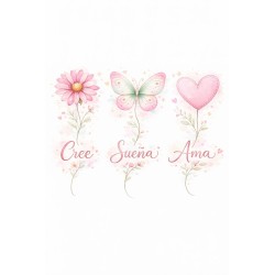 Estor juvenil para chicas | Estor enrollable decorativo adolescente – Cree Sueña Ama | Estores Iroa