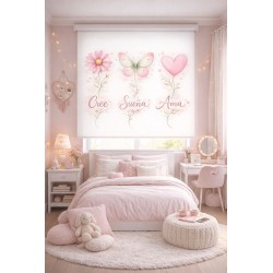 Estor juvenil para chicas | Estor enrollable decorativo adolescente – Cree Sueña Ama | Estores Iroa