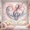 Estor Enrollable Infantil Clave de Sol | Decoración Musical Niña | Estores Iroa