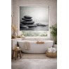 Estor Enrollable de Baño Piedra Zen Minimal | Diseño Spa a Medida