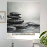 Estor Enrollable de Baño Piedra Zen Minimal | Diseño Spa a Medida