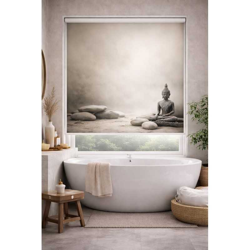 Estor Enrollable Baño Silencio Natural | Estor a Medida Spa