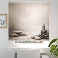 Estor Enrollable Baño Silencio Natural | Estor a Medida Spa