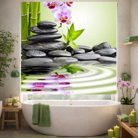 Estor Enrollable de Baño Zen 003 a Medida | Diseño Spa Natural