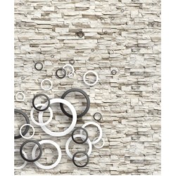 Estor Enrollable Decorativo 3D Piedra | Diseño Moderno a Medida