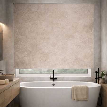 Estor Enrollable Baño Textura Piedra Spa | Estores Iroa