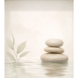 Estor Enrollable de Baño Spa Zen a Medida | Diseño Natural Moderno| Estores Iroa