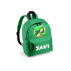Mochila infantil Yoshi personalizada Unisex