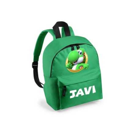 Mochila infantil Yoshi personalizada Unisex
