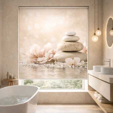 Estor Enrollable de Baño Spa Zen | Estores Decorativos de Calidad – Estores Iroa|